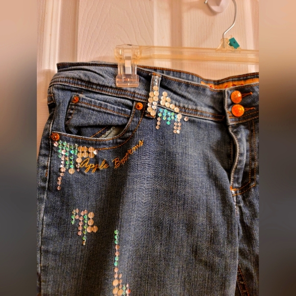 Apple Bottom Women's Jeans Color Blue Size 12 NWOT - Picture 4 of 16